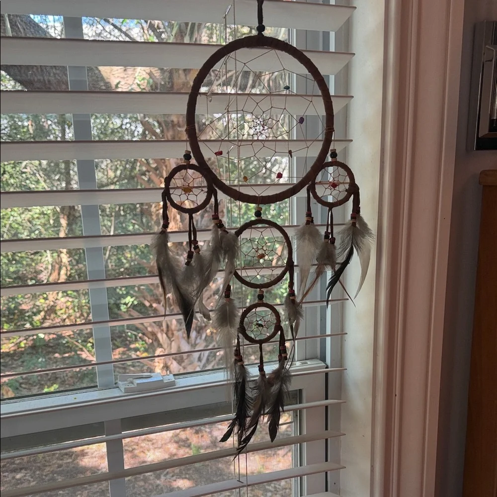 Boho Brown and Cream Dreamcatcher Wall Decor
